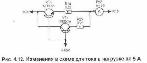 Лабораторный источник питания с регулировкой тока ограничения